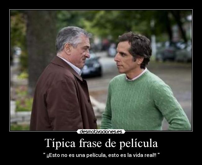 Típica frase de película - 