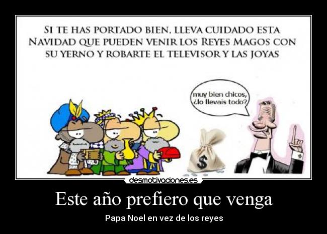 Este año prefiero que venga - 