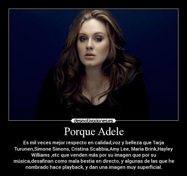 Porque Adele - 