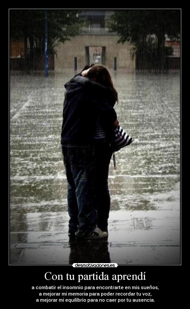 Con tu partida aprendí -
