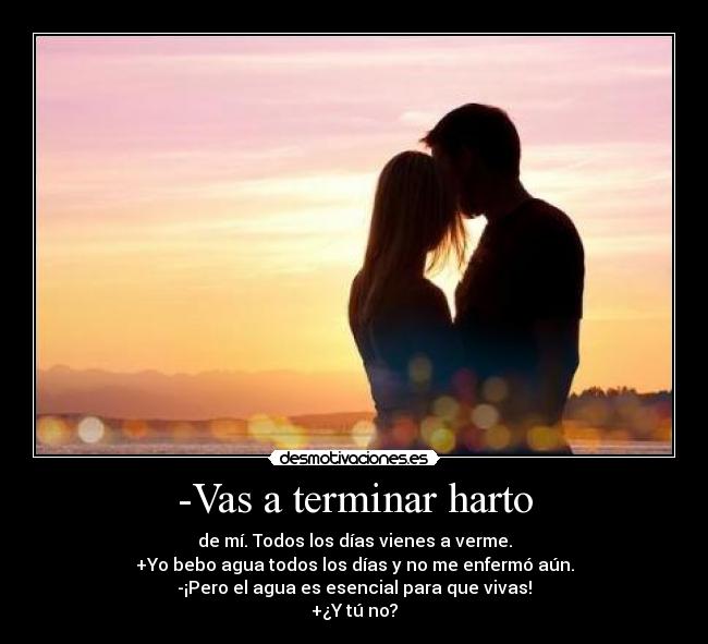 carteles agua vida amor pareja desmotivaciones