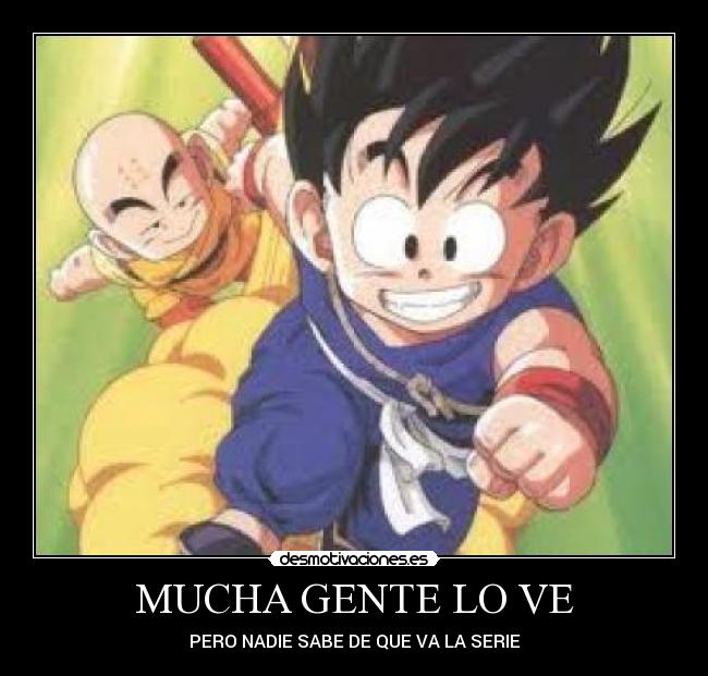 MUCHA GENTE LO VE - PERO NADIE SABE DE QUE VA LA SERIE