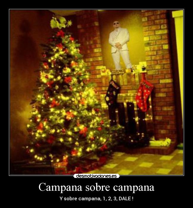 carteles villancicos pitbull esperare desmotivaciones