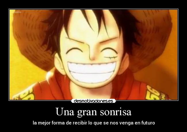 Una gran sonrisa -