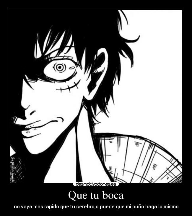 carteles one piece luffy cabreo monumental boca mas rapido puno hacer mismo desmotivaciones