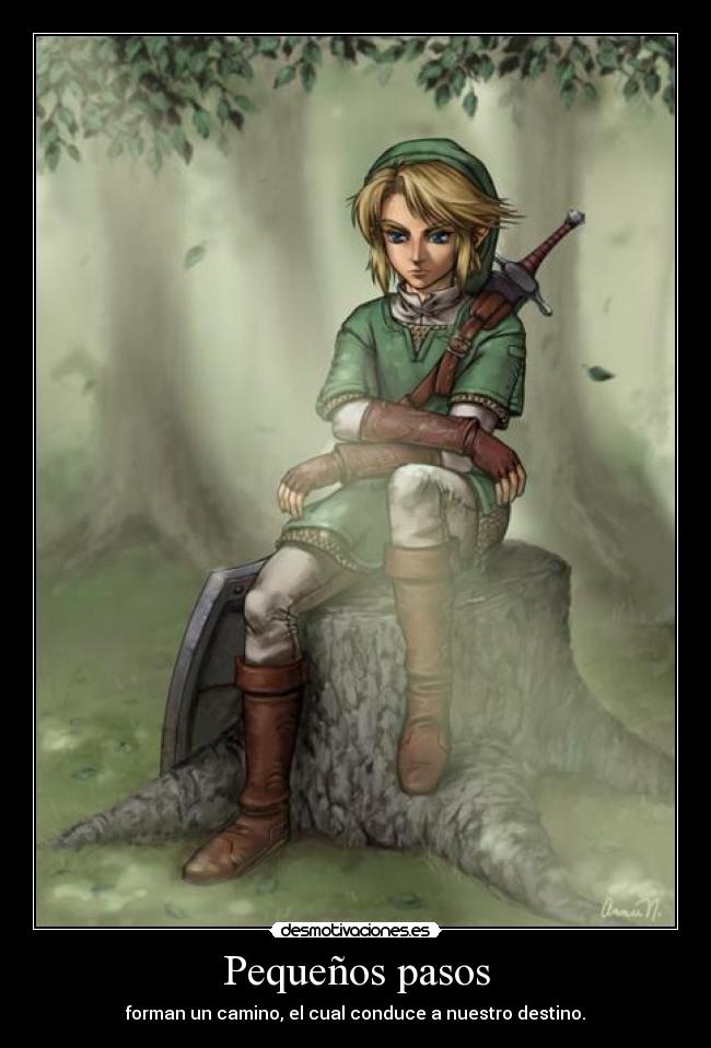 carteles thelegendofzelda link desmotivaciones