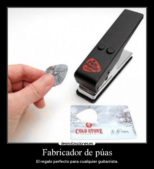 Fabricador de púas - El regalo perfecto para cualquier guitarrista.