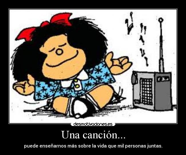 Una canción... -