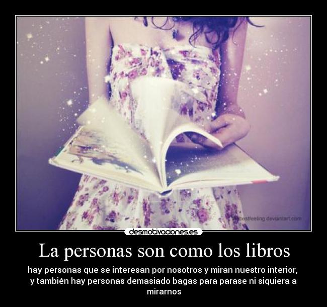 carteles personas son como libros desmotivaciones