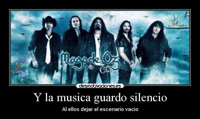 Y la musica guardo silencio -