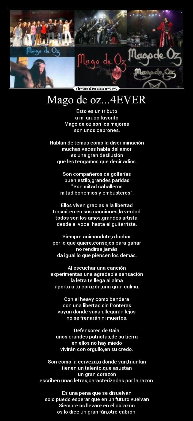 Mago de oz...4EVER -