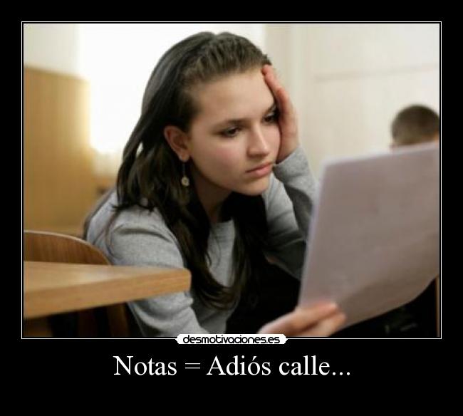 Notas = Adiós calle... - 