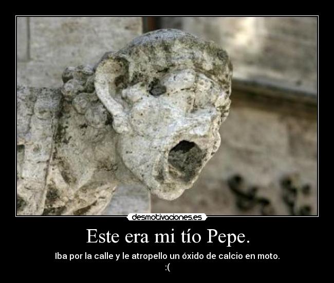 Este era mi tío Pepe. - 