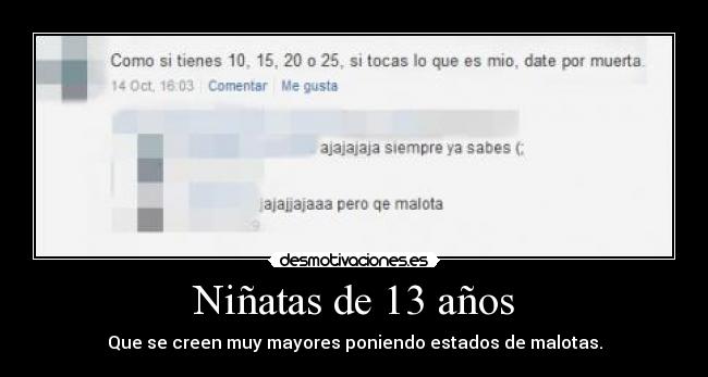Niñatas de 13 años - 