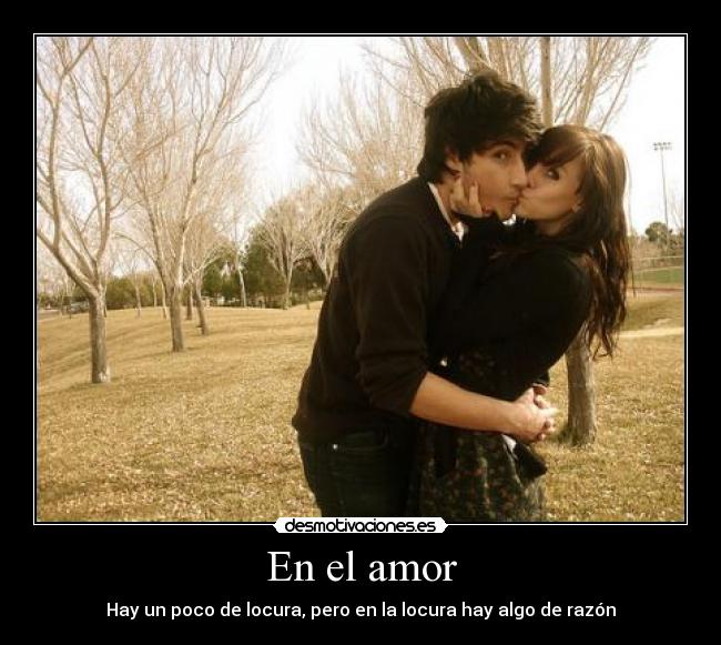 En el amor -