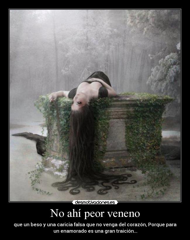 No ahí peor veneno -