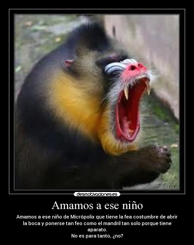 Amamos a ese niño - 