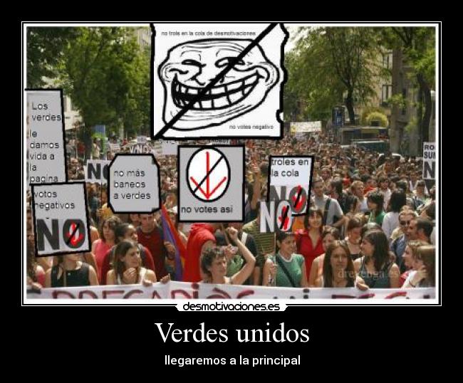 Verdes unidos - llegaremos a la principal