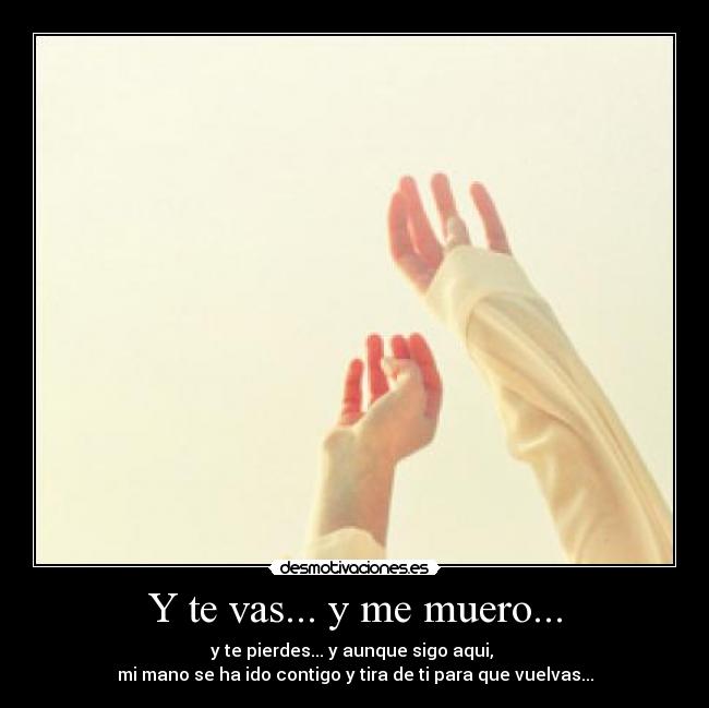 Y te vas... y me muero... - 