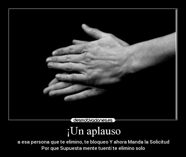 ¡Un aplauso - 