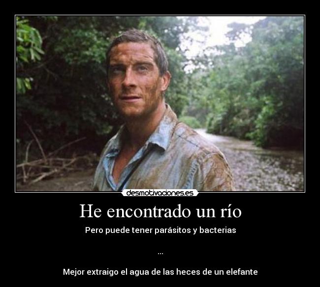 He encontrado un río -