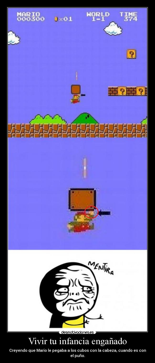 Vivir tu infancia engañado -