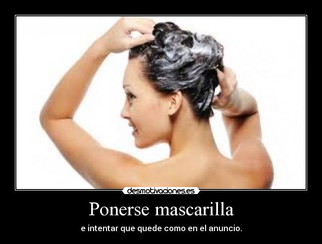 Ponerse mascarilla -