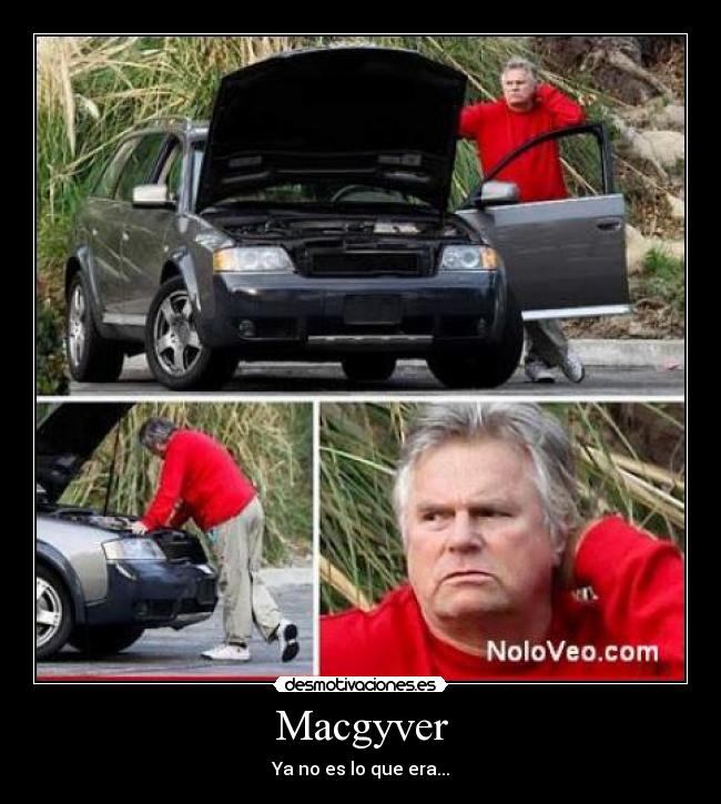 carteles macgyver desmotivaciones