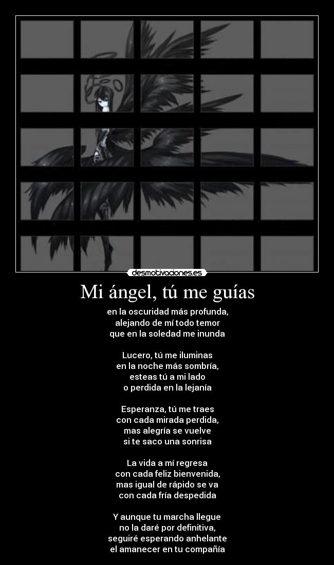 Mi ángel, tú me guías -