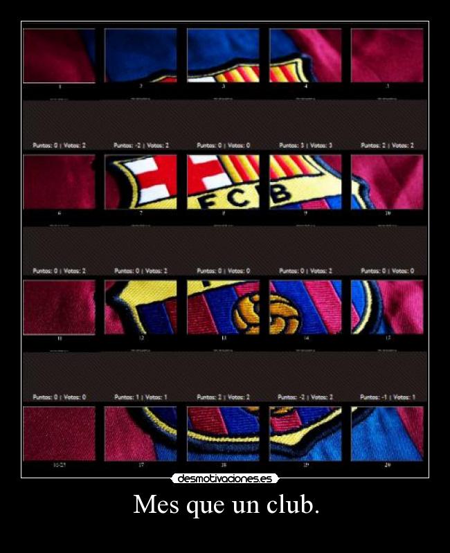 Mes que un club. -