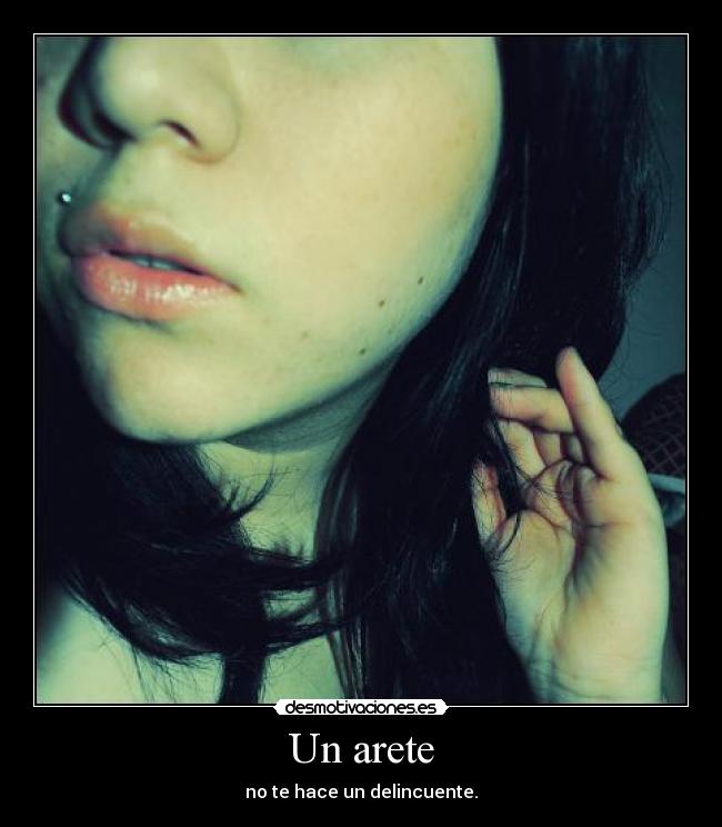 Un arete - no te hace un delincuente.