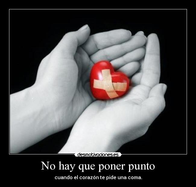 No hay que poner punto - 