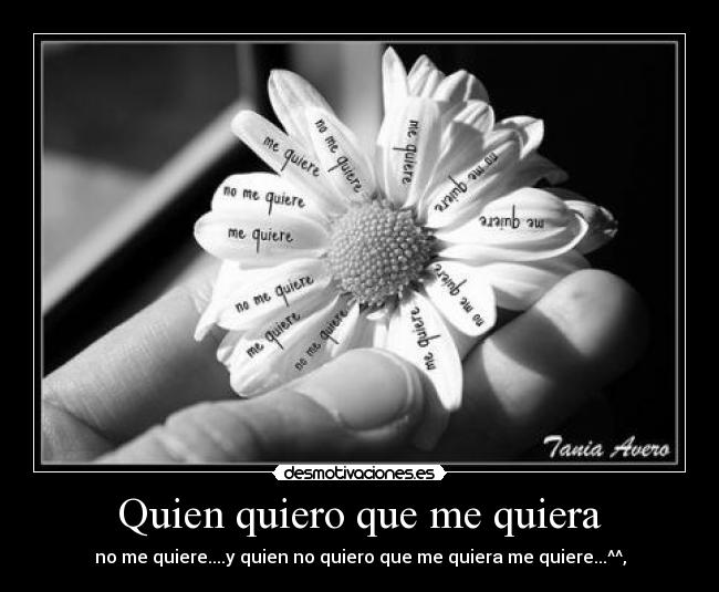 Quien quiero que me quiera - 