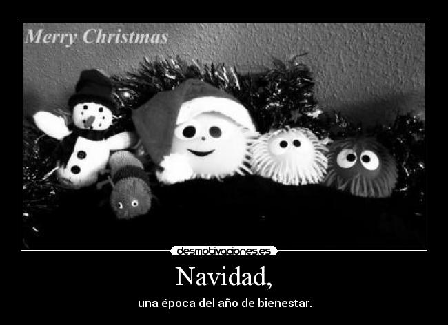 Navidad, - una época del año de bienestar.