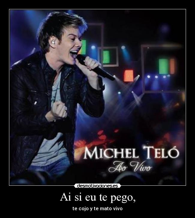 carteles michel telo desmotivaciones