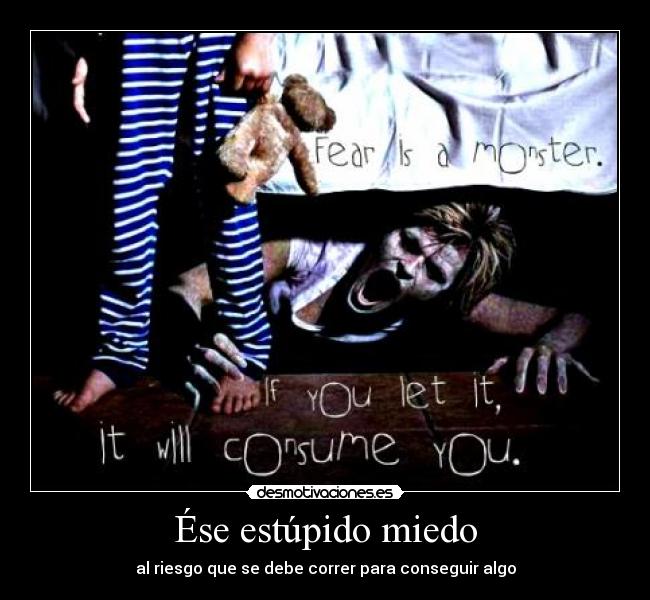 Ése estúpido miedo -