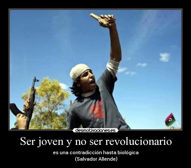 Ser joven y no ser revolucionario -