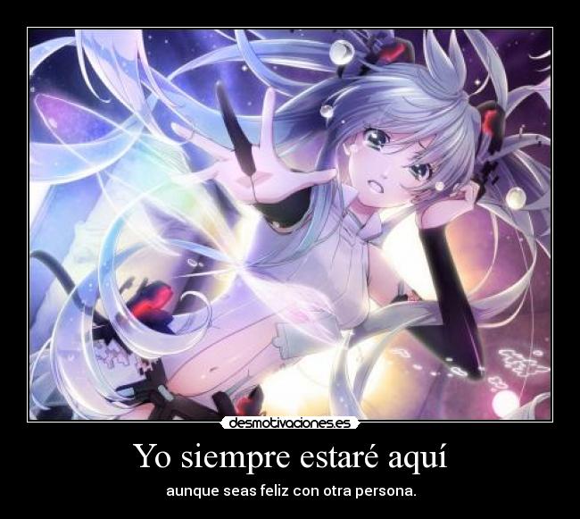 carteles anime hatsune miku vocaloid resubido que cai bajo estoy loca ignoradme variloca desmotivaciones