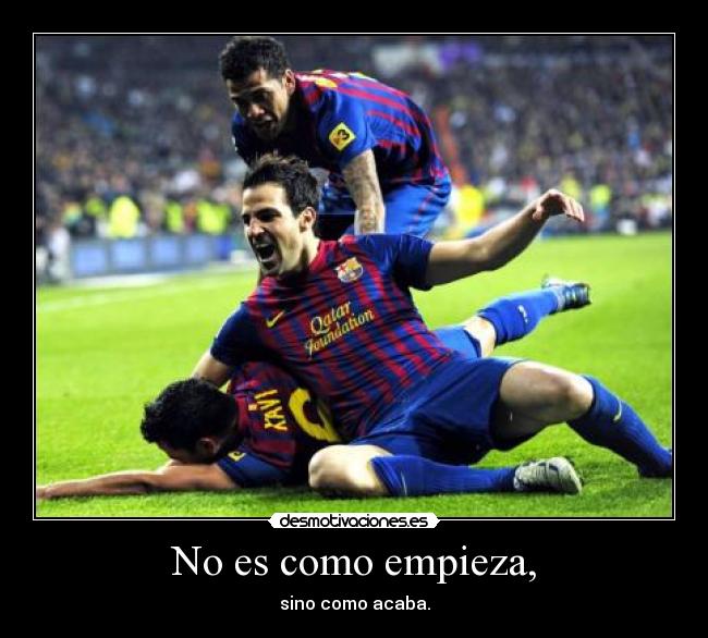 No es como empieza, -