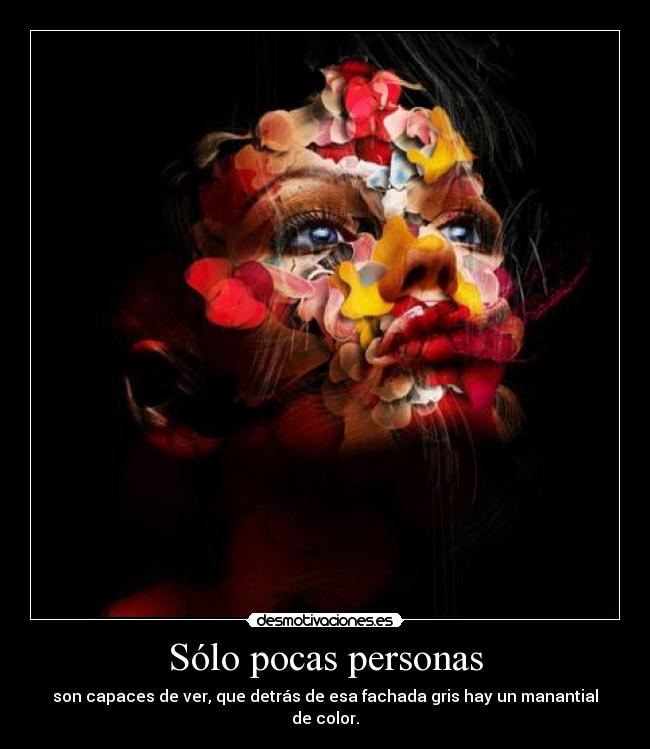 Sólo pocas personas -