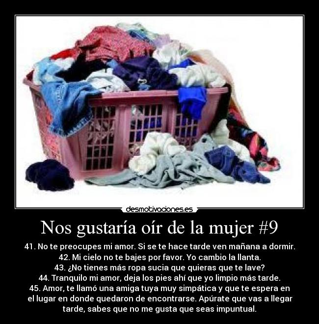 Nos gustaría oír de la mujer #9 - 