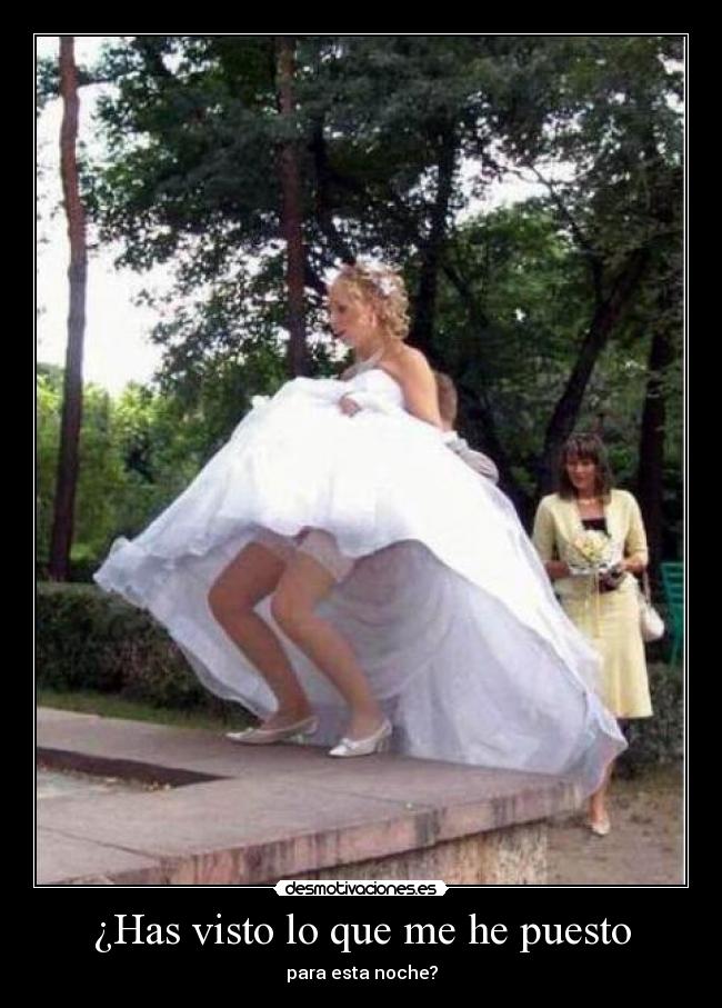 ¿Has visto lo que me he puesto - 