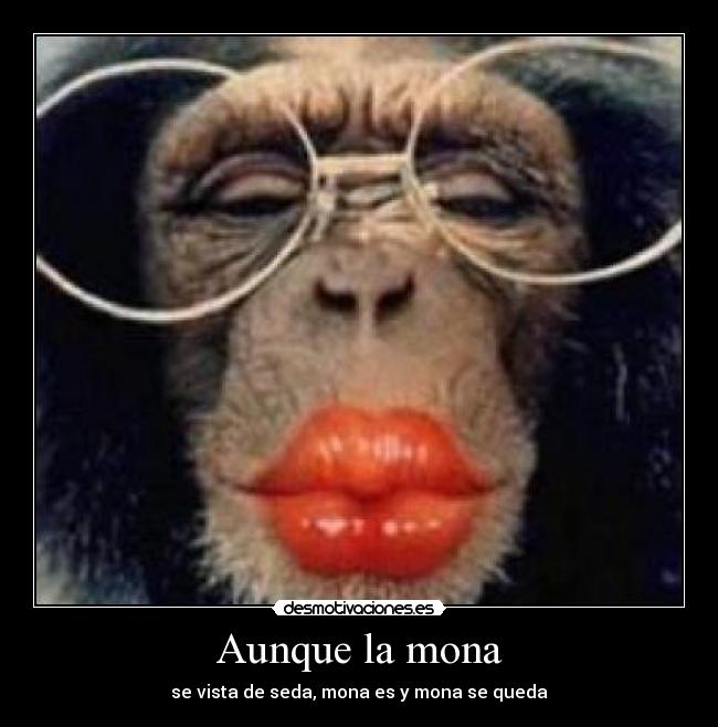 Aunque la mona -