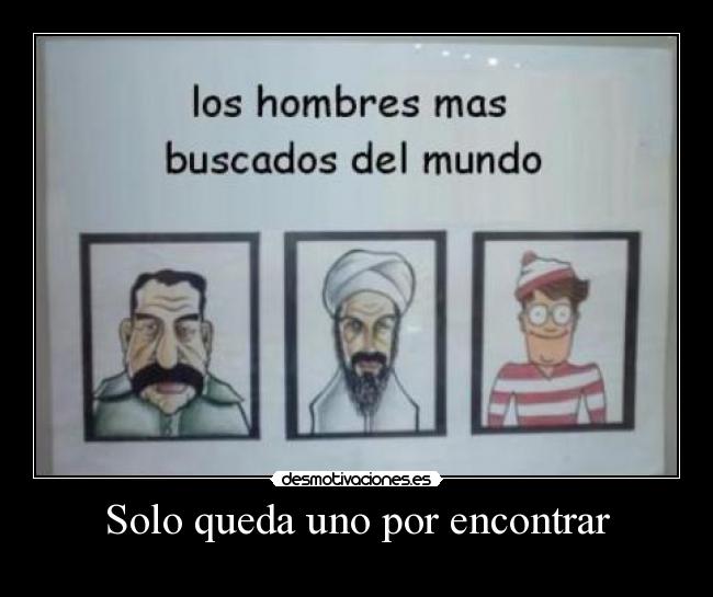 Solo queda uno por encontrar -