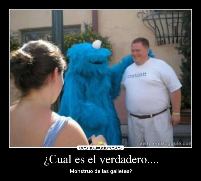 ¿Cual es el verdadero.... - Monstruo de las galletas?