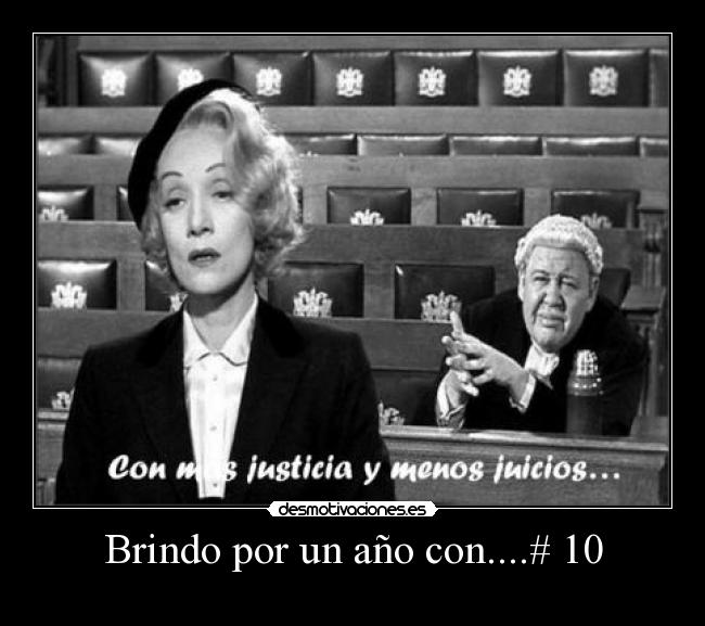 Brindo por un año con....# 10 -