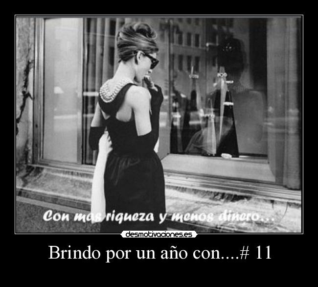 Brindo por un año con....# 11 -