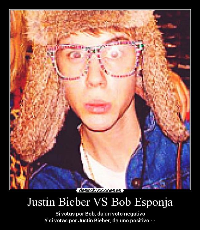 Justin Bieber VS Bob Esponja -