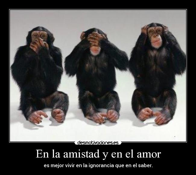 En la amistad y en el amor - 