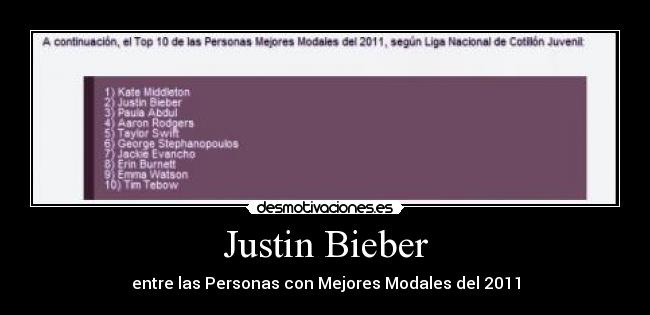 Justin Bieber - 